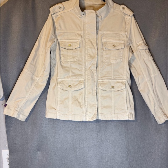 Kensie Jackets & Blazers - Kensie Cream Utility Jacket. Very Good Used Condition.